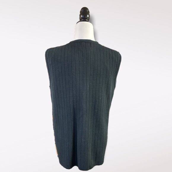 Bellessa | Animal Print Sweater Vest - Picture 3 of 5